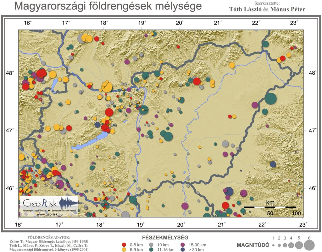 földrengés térkép magyarország Earthquake Maps / Földrengés térképek földrengés térkép magyarország